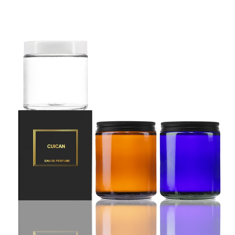 500ml 1L 1200ml Amber Glass Candle Jars Wholesale
