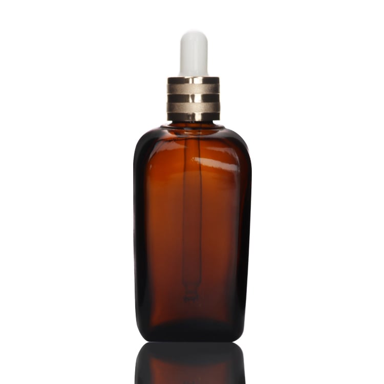 Customized Logo 90ml Brown Essential Oil Bottles