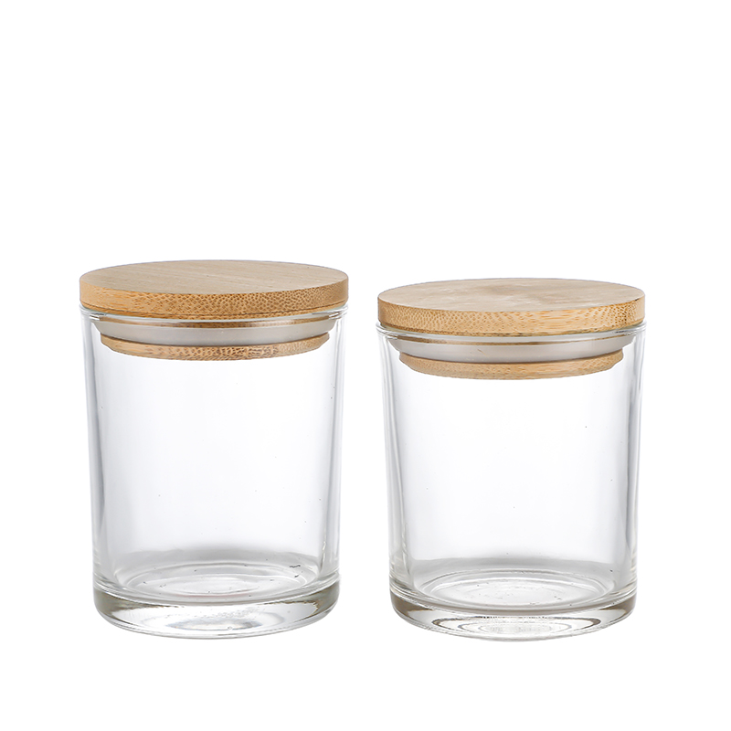 Customized Color 200ml Household Empty Glass Candle Jars
