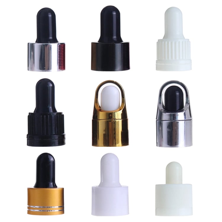 Custom Roller Ball Dropper Caps For Essential Oils