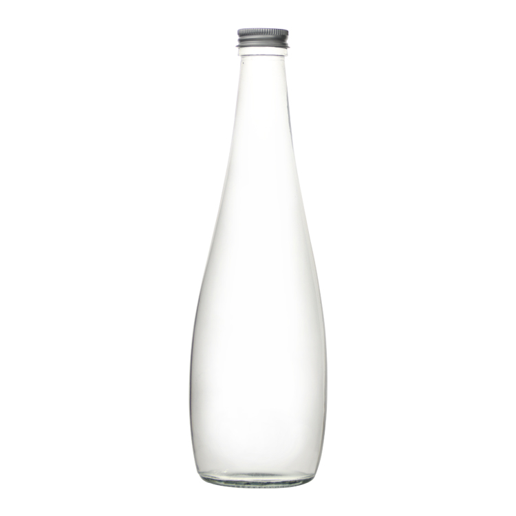 350ml 500ml Round Carbonated Drinks Custom Glass Juice Bottles