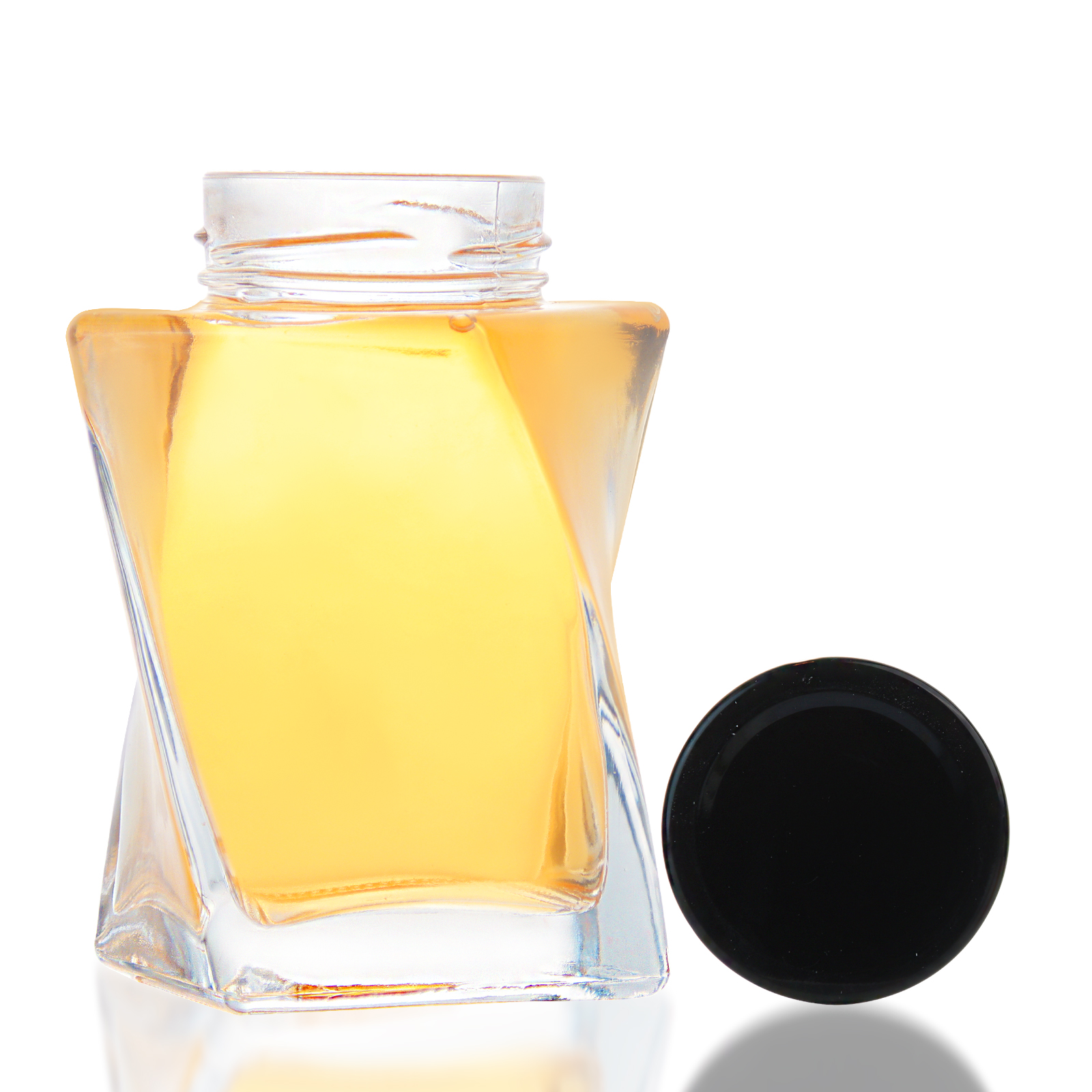 ODM 150ml 400ml Food Honey Glass Jars with Lids