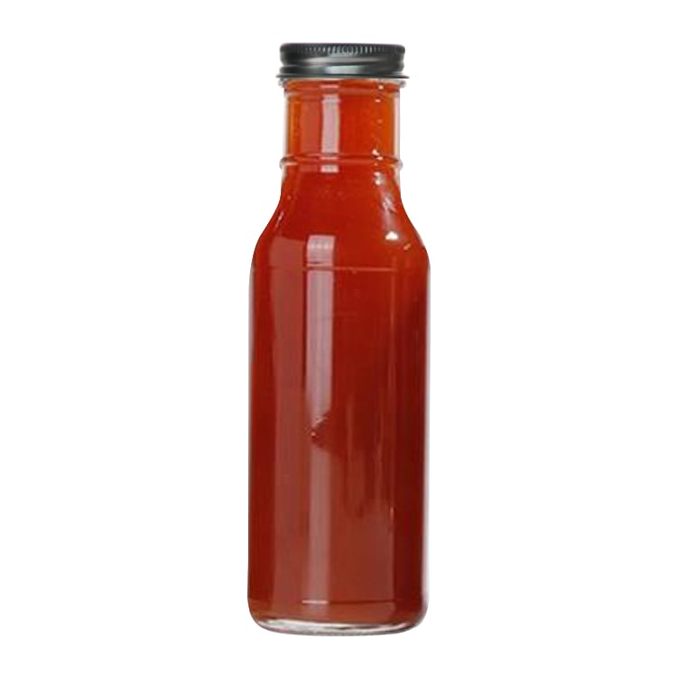 Empty 160ml 360ml 510ml Tomato Ketchup Glass Hot Sauce Bottles Wholesale