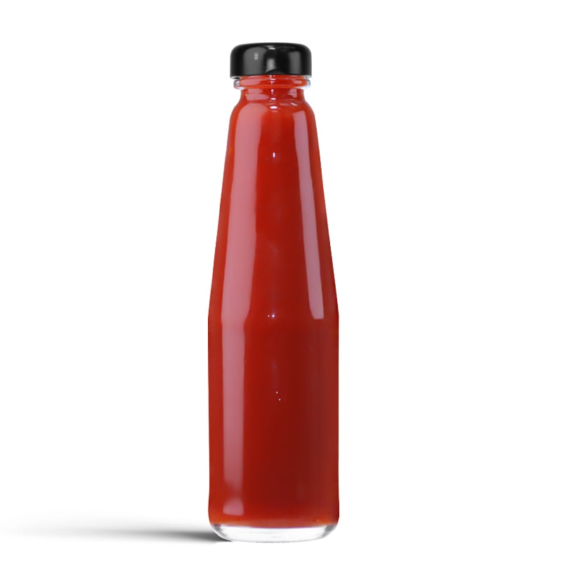 Custom Empty 250ml Jam Tomato Ketchup Glass Bottle