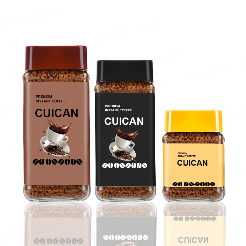 Wholesale 200ml 400ml 800ml Tea Sugar Storage Glass Coffee Jar