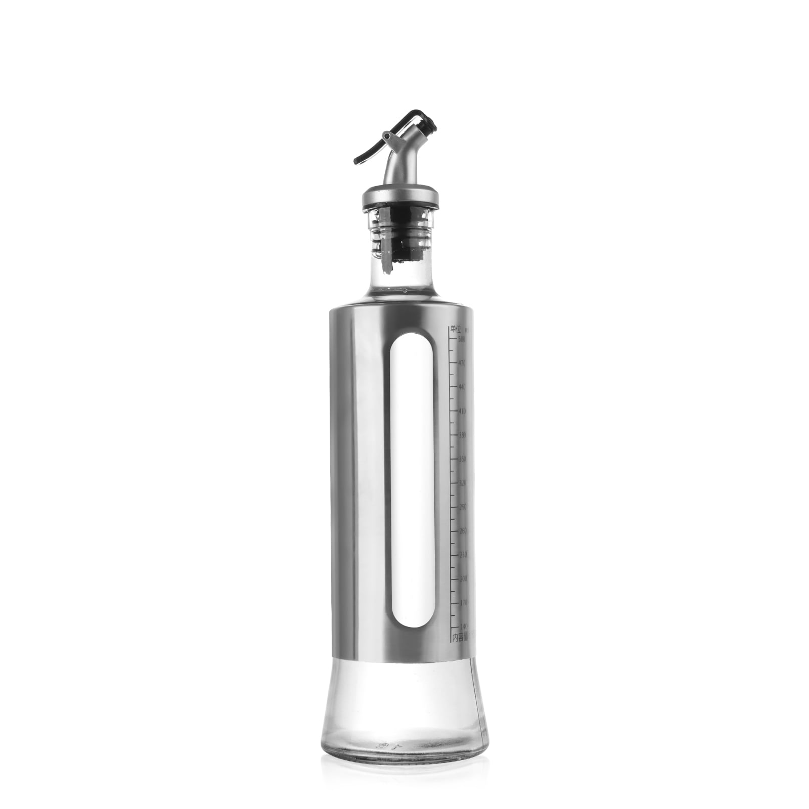 Free Samples 200ml 300ml 500ml Flipped Nozzle Olive Oil Glass Container