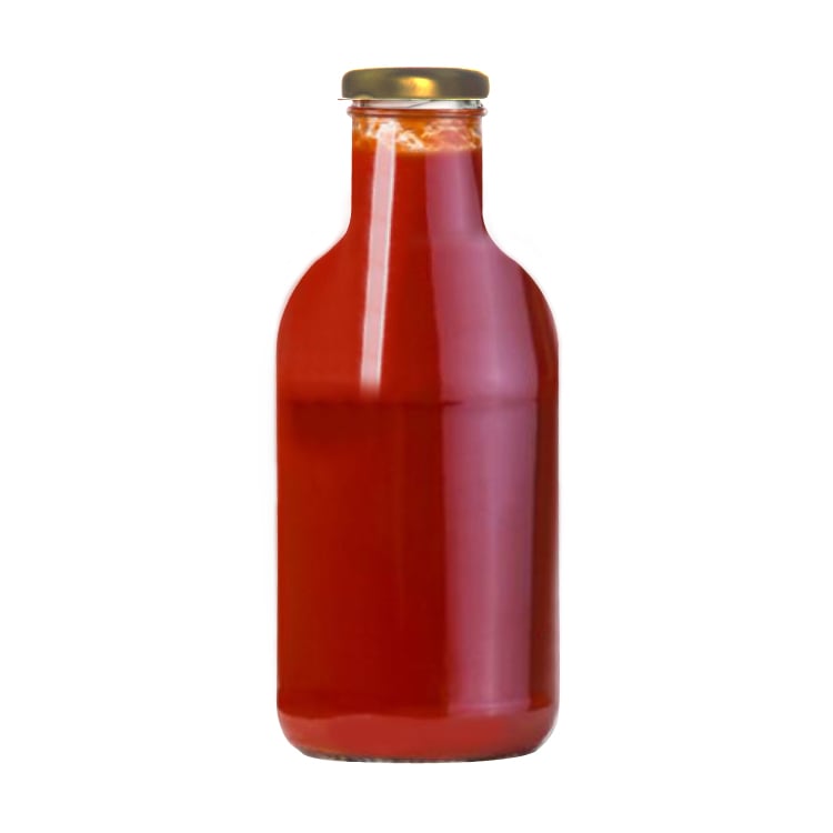 500ml Ketchup Glass Packaging Woozy Bottle