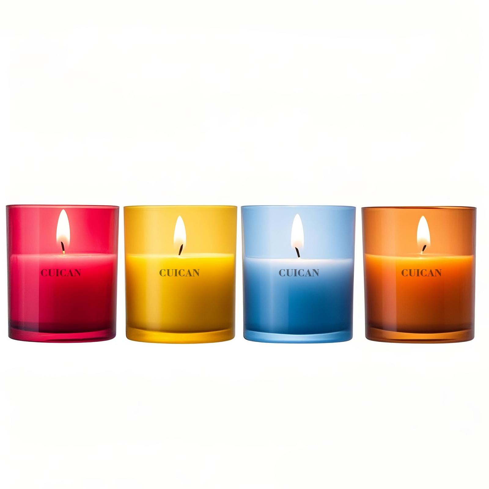 Empty 220ml 300ml 430ml Cylinde Glass Candle Jars Wholesale