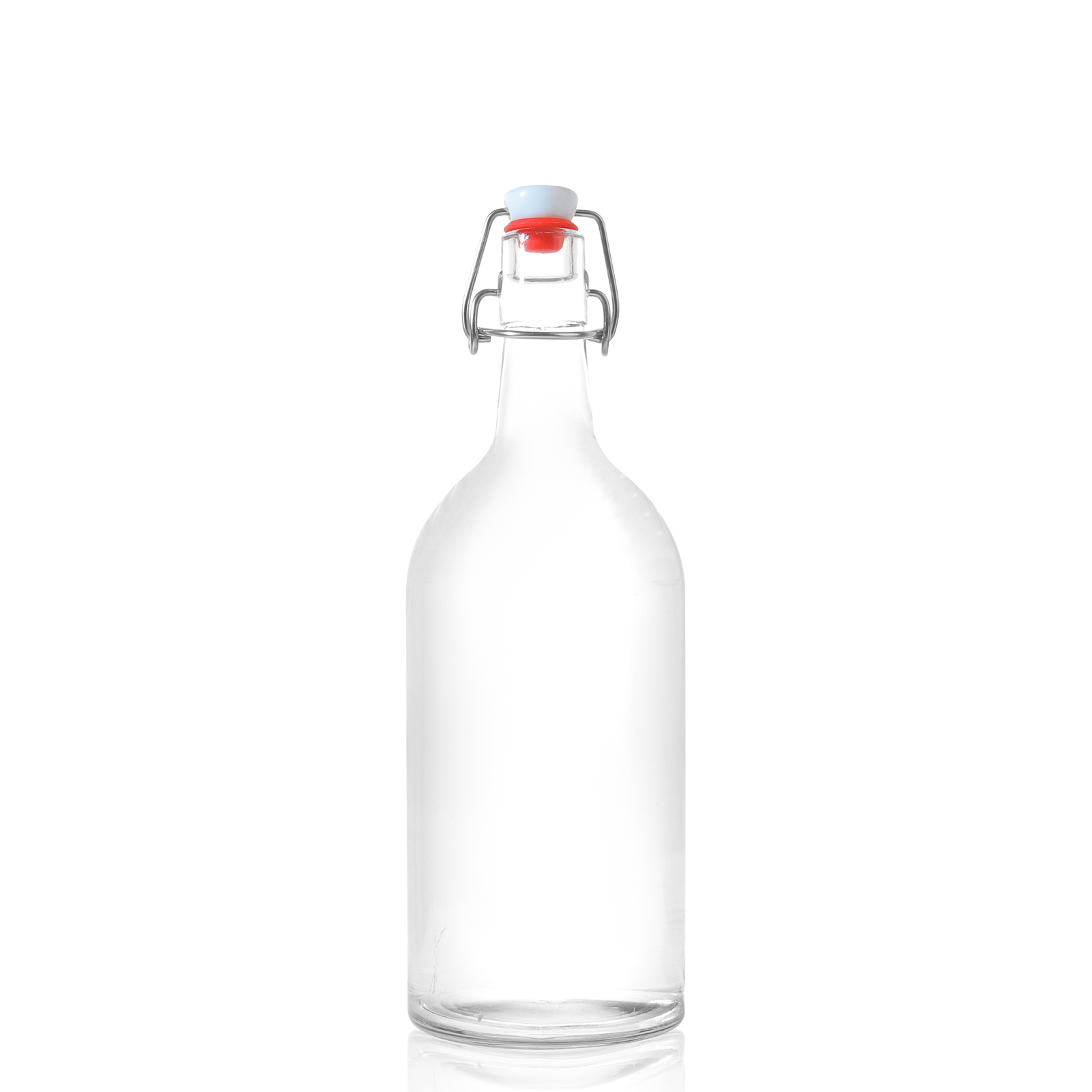 OEM Wholesale 1000ml Juice Beverage Wine Vodka Glass Swing Drinking Bottle