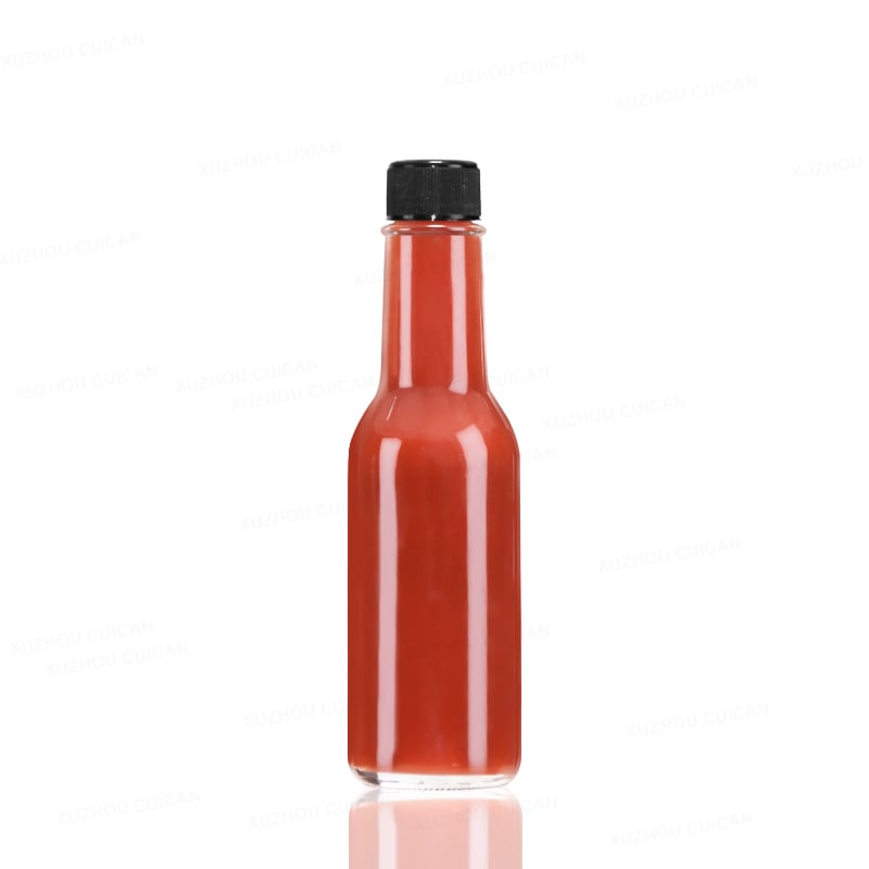 Empty 80ml 150ml 240ml Sauce Glass Ketchup Bottle