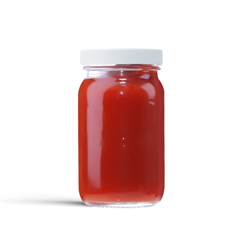 Bulk 230ml 500ml Glass Bottle For Ketchup