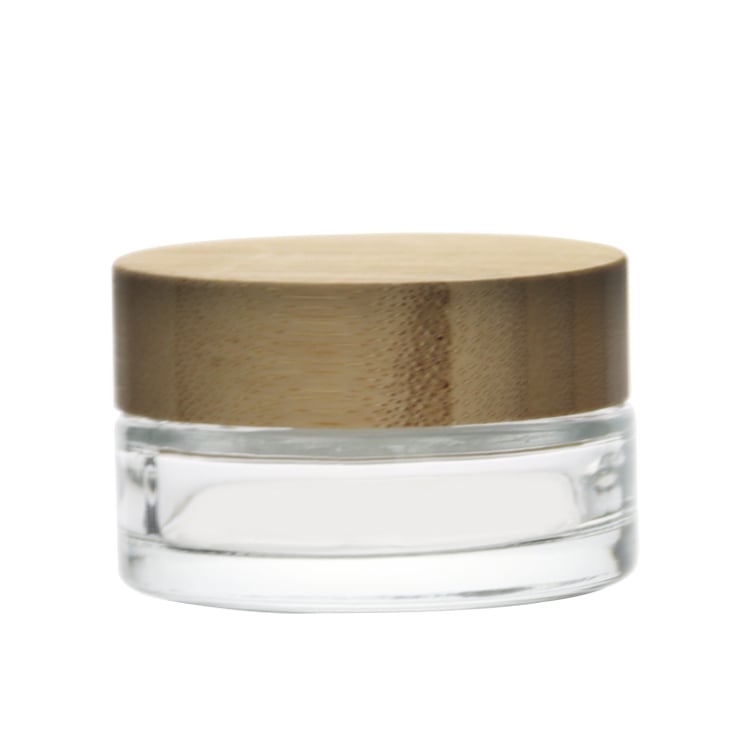 Wholesale 25ml 50ml Glass Cosmetic Containers Cream Jar