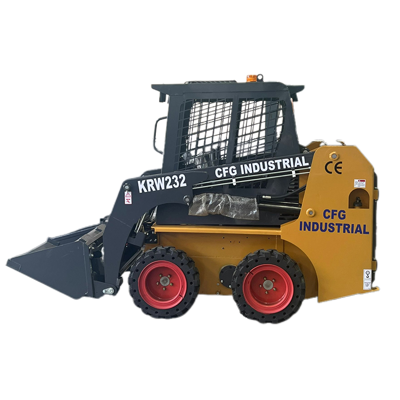 CE EPA 3 Ton Wheel Loader Earth-Moving Machinery Skid Steer Loader With Attachments