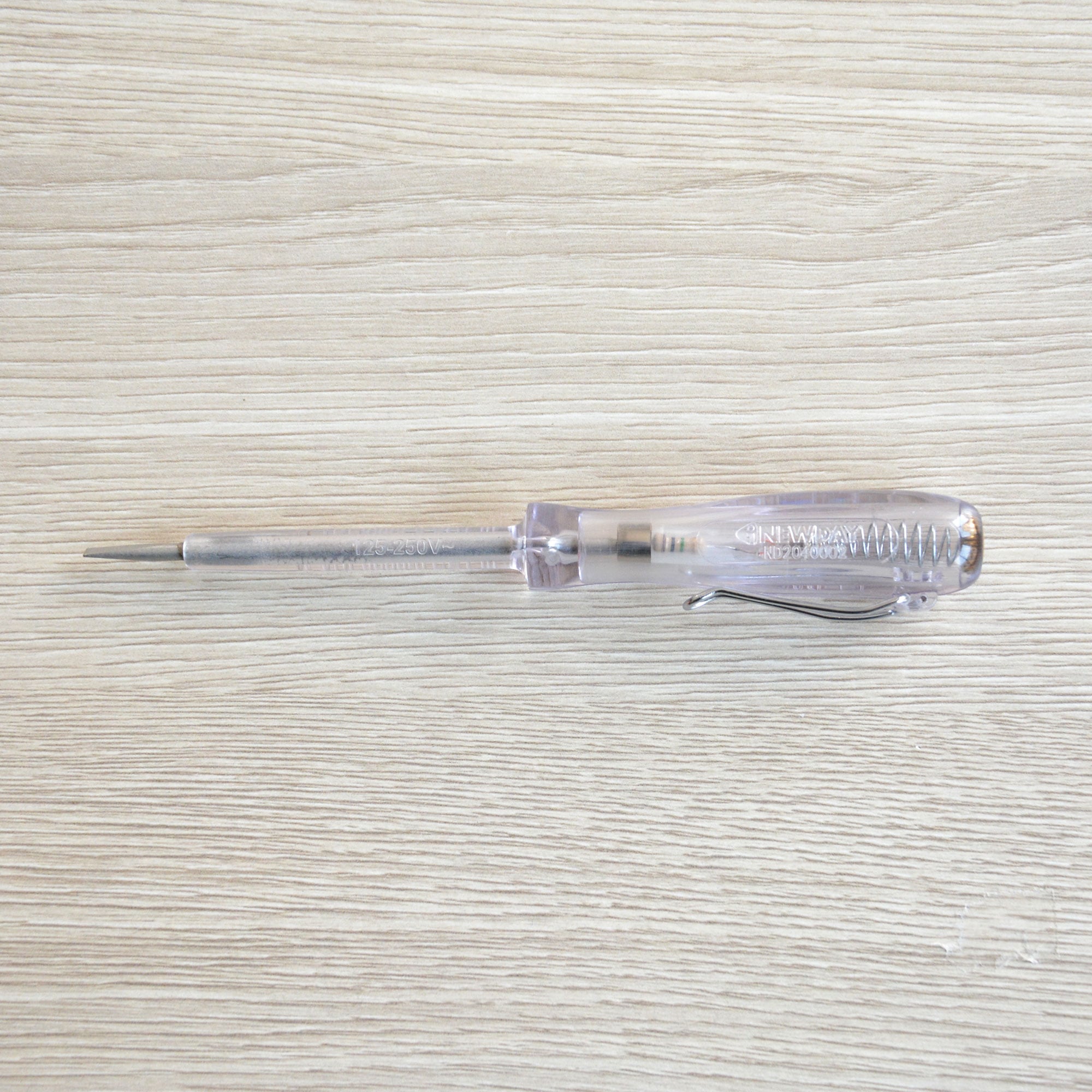125-250 VOLTAGE ELECTRIC TEST PEN(SLOTTED)