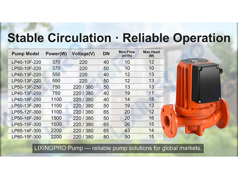Powerful Flow for Efficient Circulation | LP Series Flanged Circulation Pumps