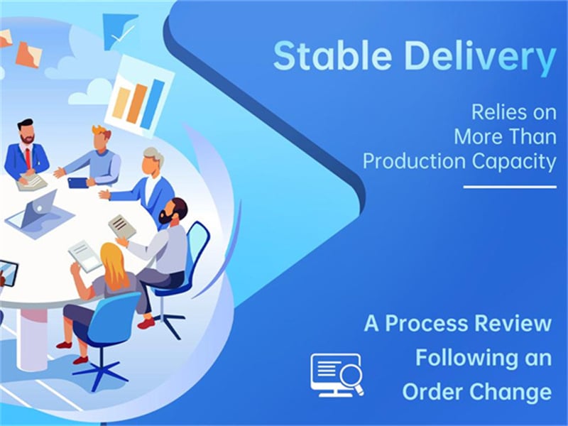 Stable Delivery Relies on More Than Production Capacity: A Process Review Following an Order Change