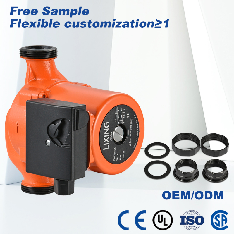 Circulation pumps for radiant floor heating systems