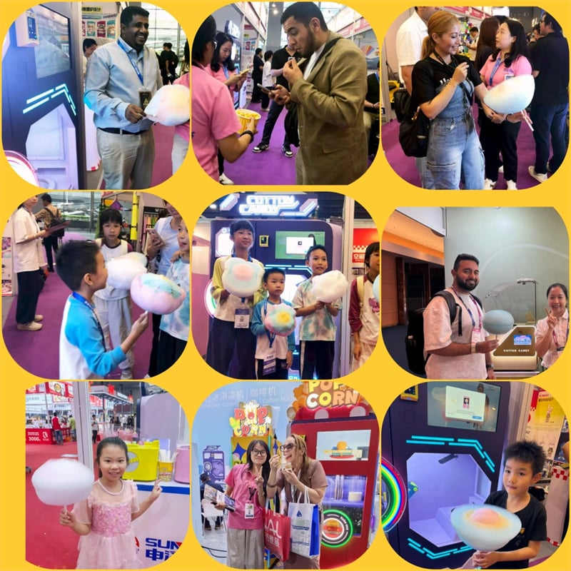 From malls to amusement parks, cotton candy vending machines fit a wide range of B2B locations