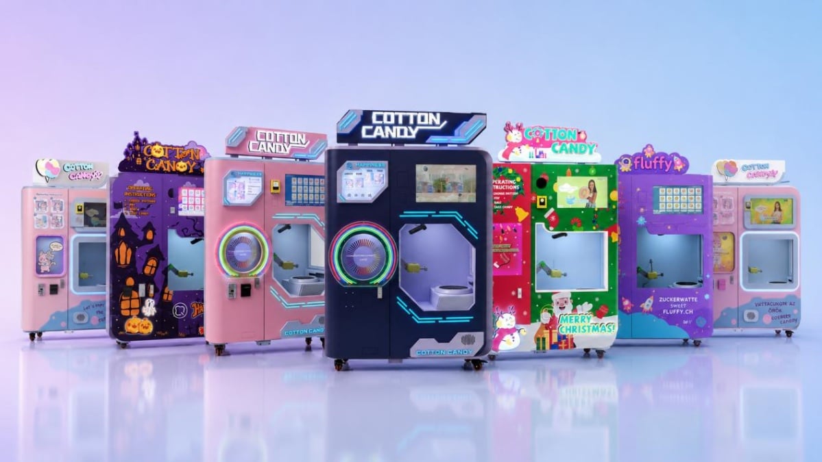 ¿Es rentable una máquina expendedora de algodón de azúcar?
