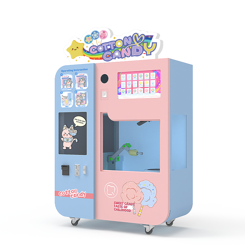 Machine à barbe à papa professionnelle entièrement automatique Sunzee, populaire en 2023, machine de vente d'usine