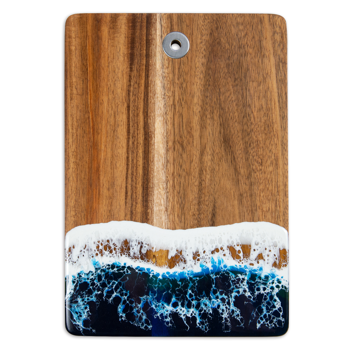 Blue Wave Design ‌Artisan Resin Ocean Serving Board