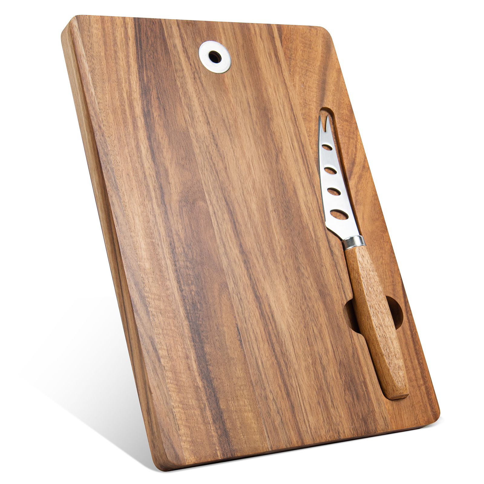 Set de Tăblie de Brânzeturi din Lemn de Acacie Magnetic Mini | Design Portabil și Economisitor de Spațiu