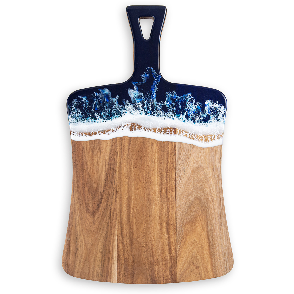 Artisan Resin Ocean Serving Board with FDA Certifications
