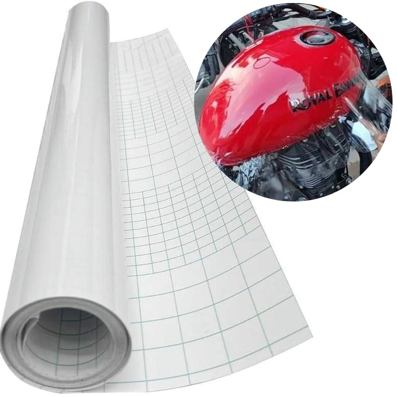 5 Years+ 80 Mic Polymeric Film Clear Permanent Glue 140gsm Coated Paper