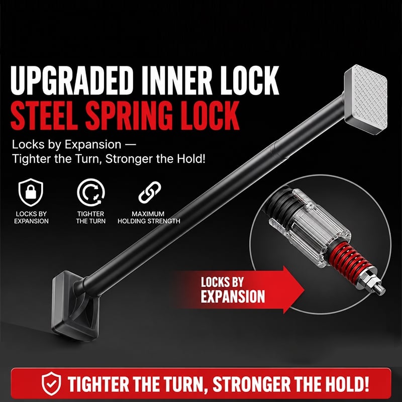 32mm Heavy-Duty No-Drill Tension Curtain Rod