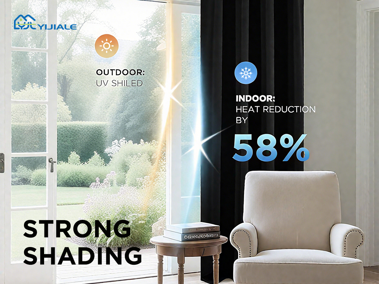 How YIJIALE Solid Color Curtains Solve the Challenges of Light-Sensitive Sleepers