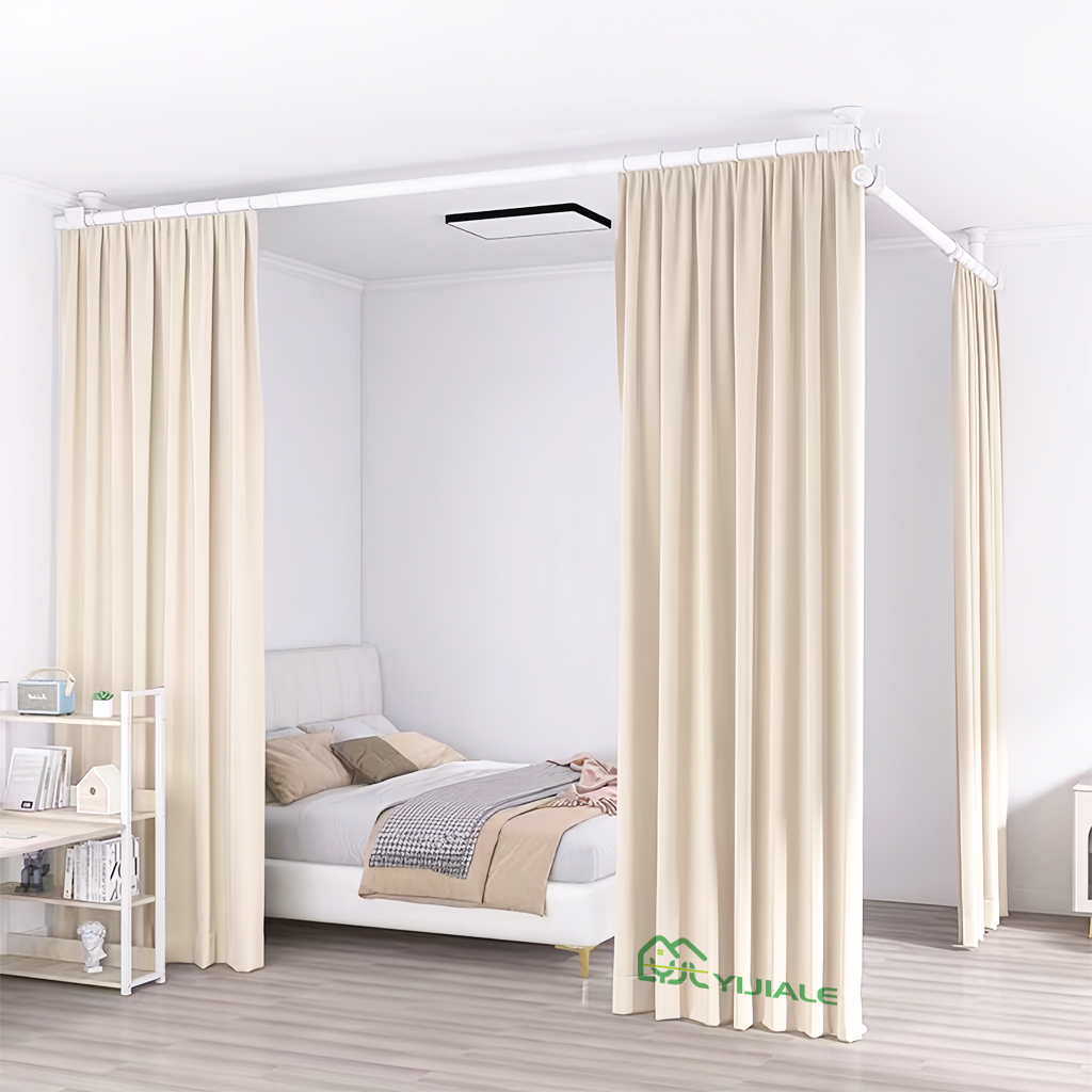 Anywhere Expandable Curtain Rod and Room Divider