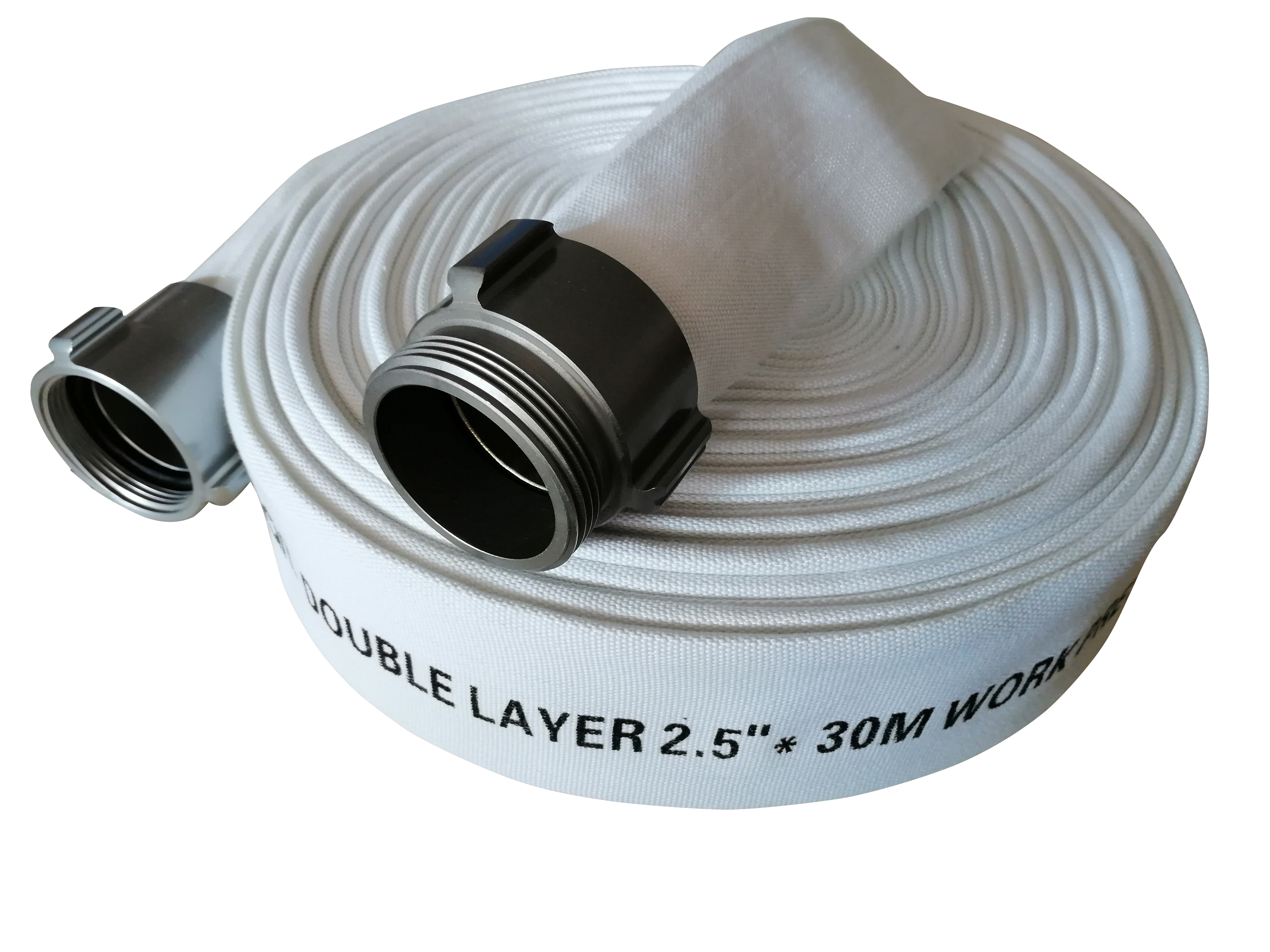 Double-Jacket Fire Hose with NH Coupling