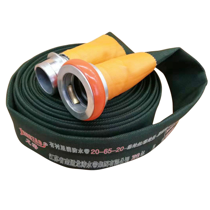Military Green Fire Hose 20-65-20: High-Performance, Customizable Firefighting Solution