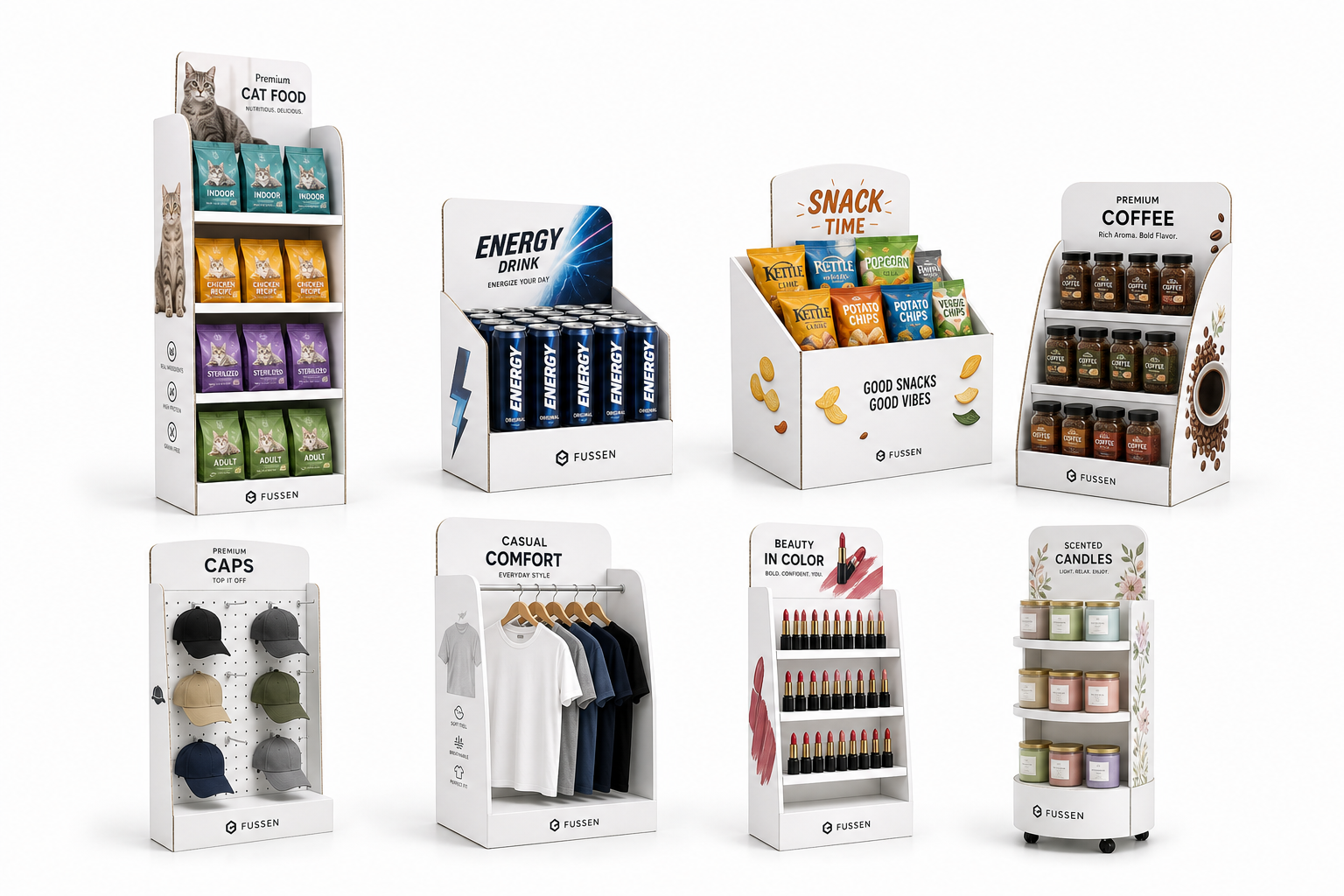 TIANJIN FUSSEN Launches Custom Corrugated Display Stands for Retail
