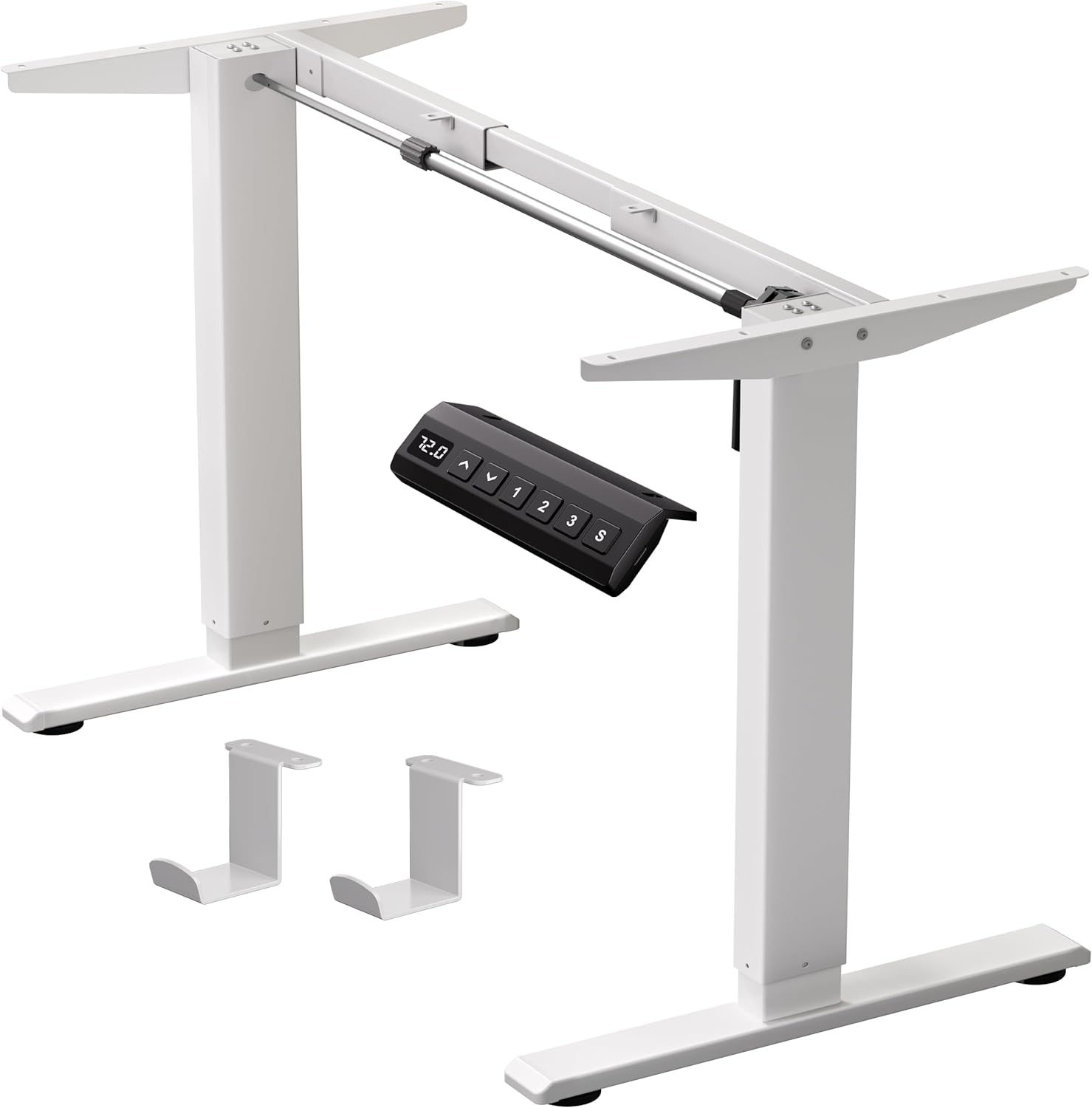ES6-F Single Motor Office Escritorio Frame Sit and Stand up Computer Table Legs Height Adjustable Standing Table Desk Frame