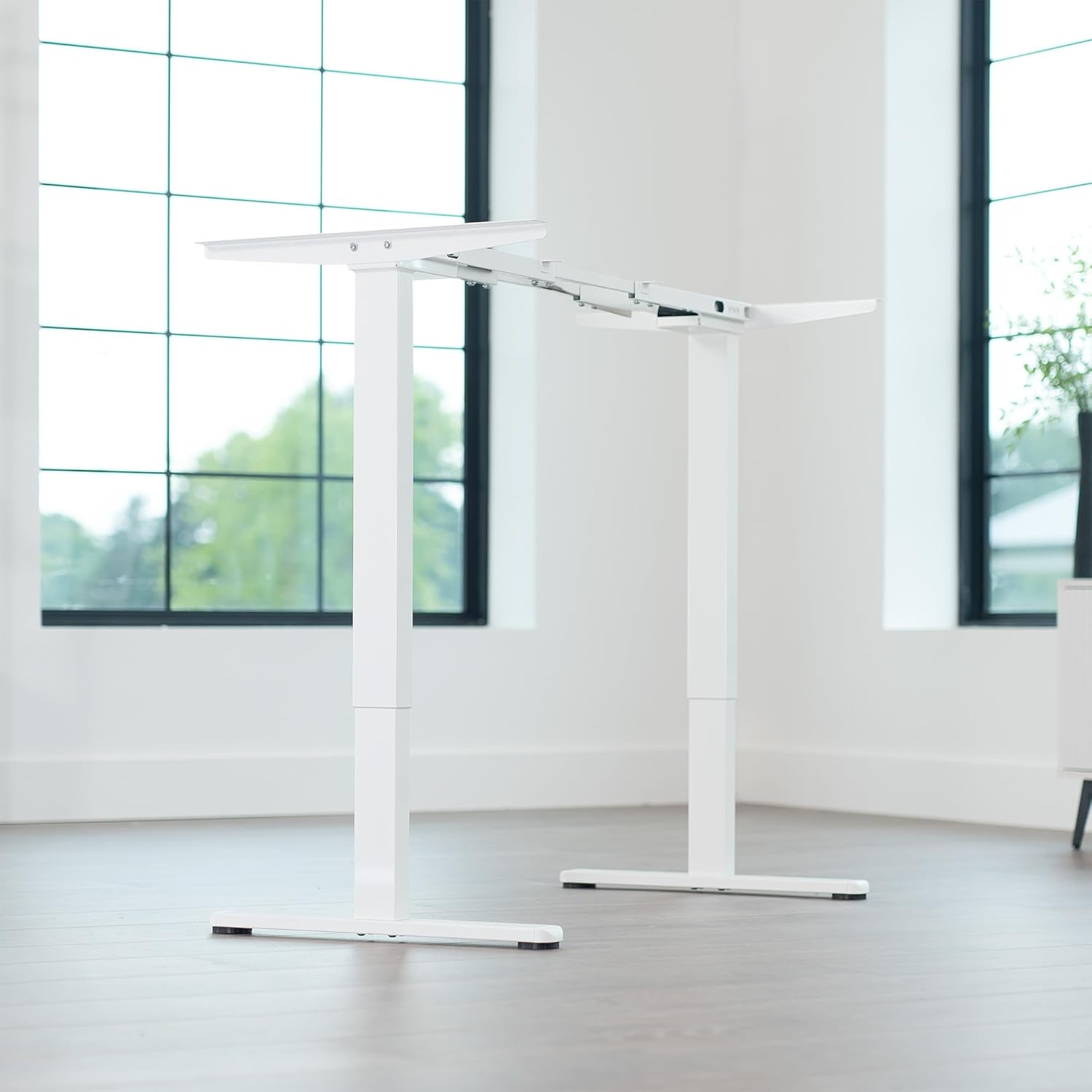 ED7-F Dual Motor Electric Height Adjustable Standing Desk Extendable Frame Ofiice Table Legs