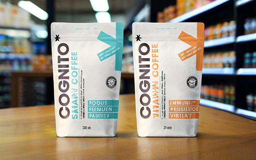 Sacchetto per caffè con fondo piatto opaco