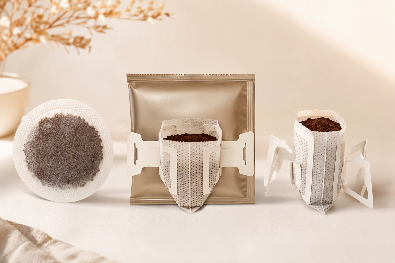 Drip Coffee Bag Packing Machine UFO, Horizontal, and Vertical Formats Explained.png