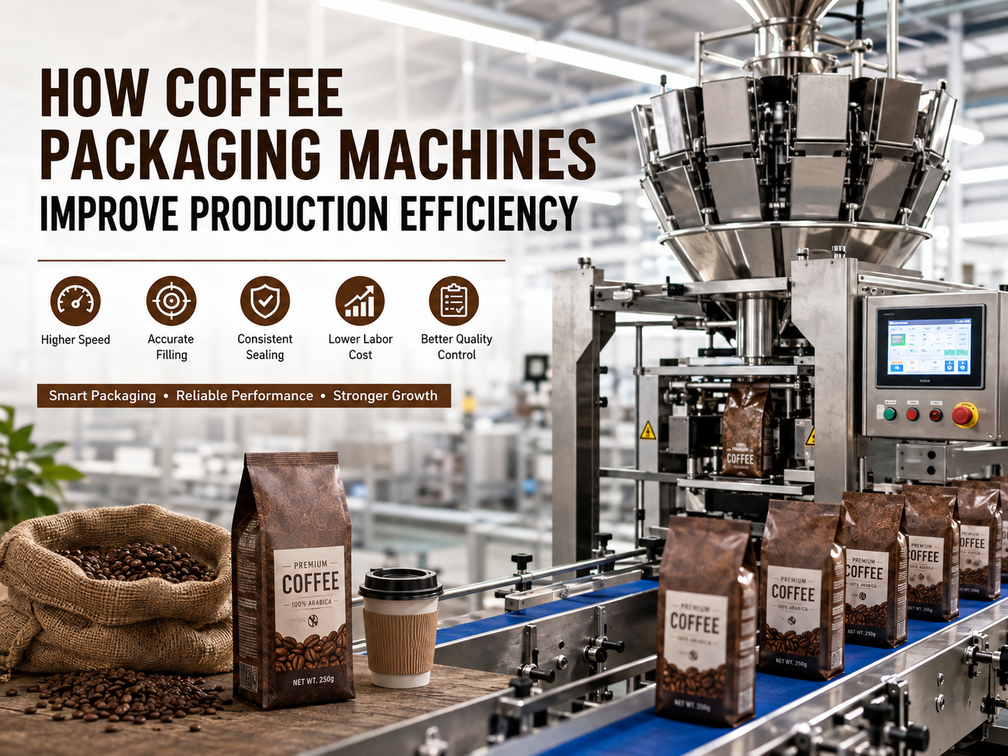 How Coffee Packaging Machines Improve Production Efficiency