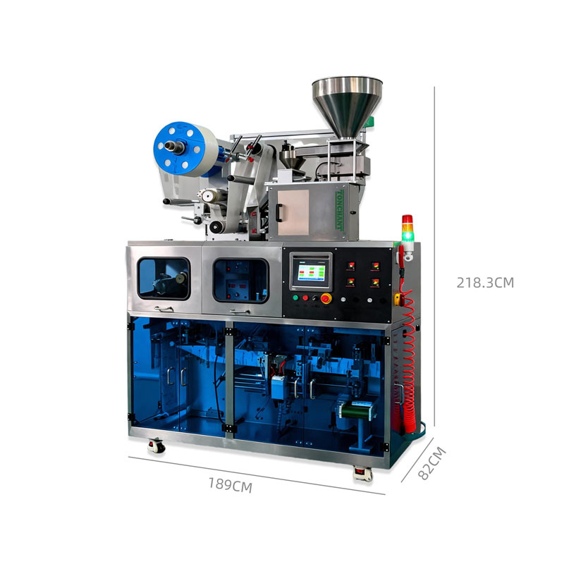 Horizontal Drip Coﬀee Bag Packing Machine with Outer Envelope
