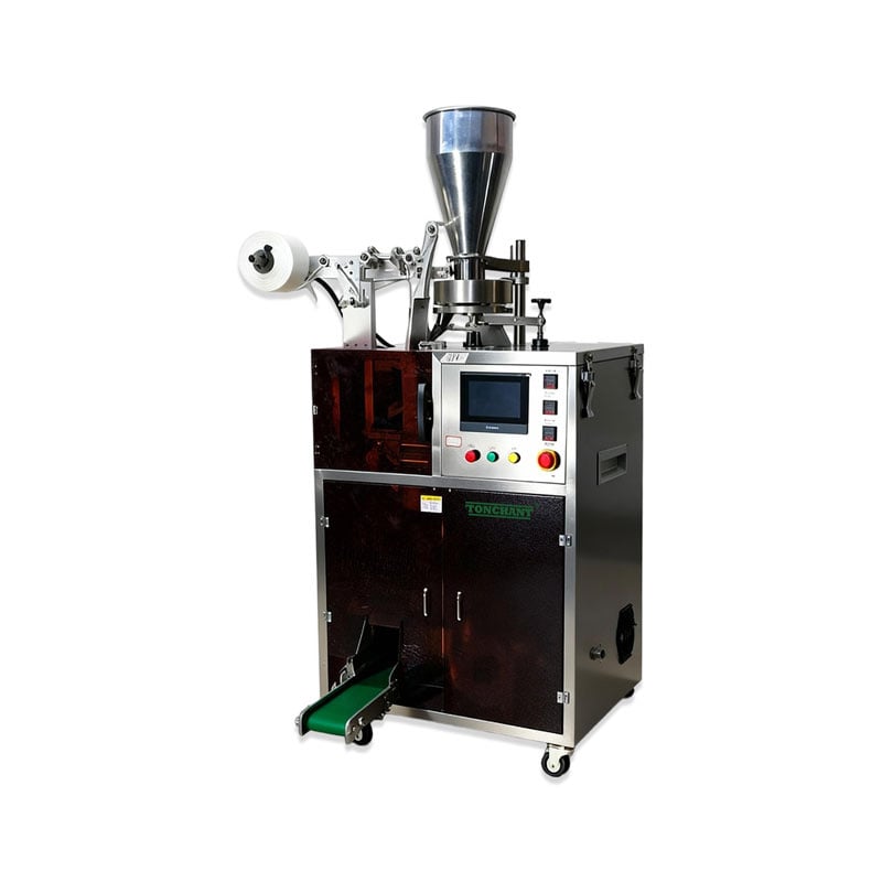 Vertical Drip Coﬀee Bag Packing Machine with Outer Envelope