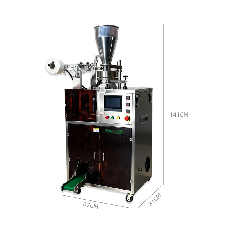 Vertical Drip Coﬀee Bag Packing Machine with Outer Envelope