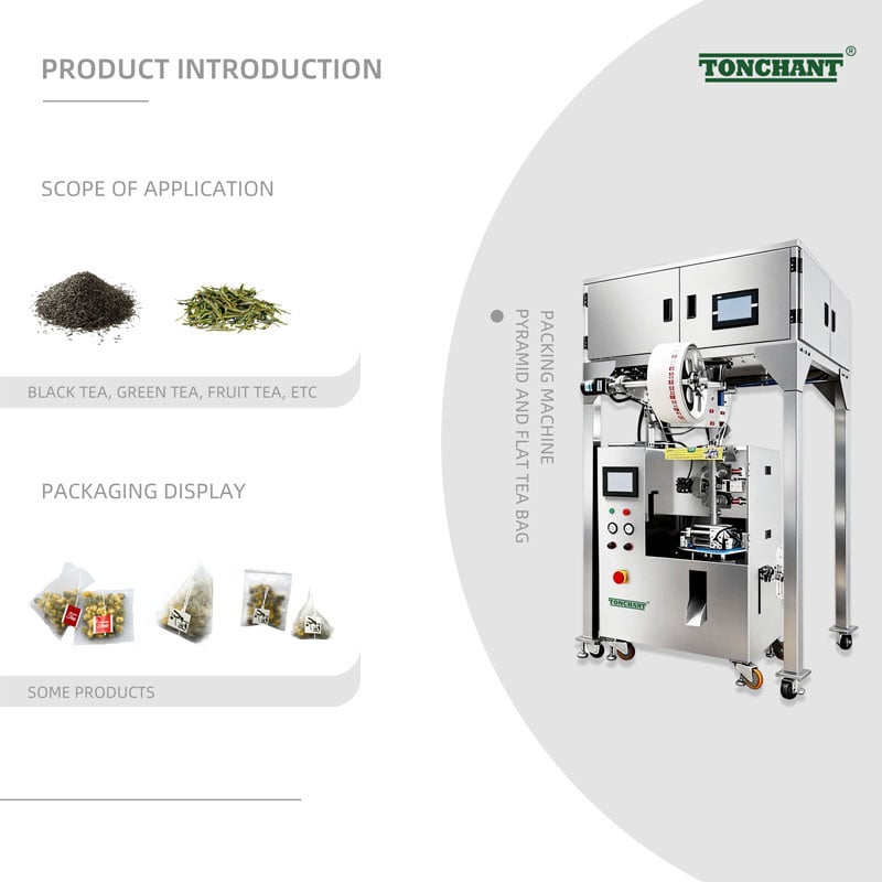 Pyramid and Flat Tea Bag Packing Machine
