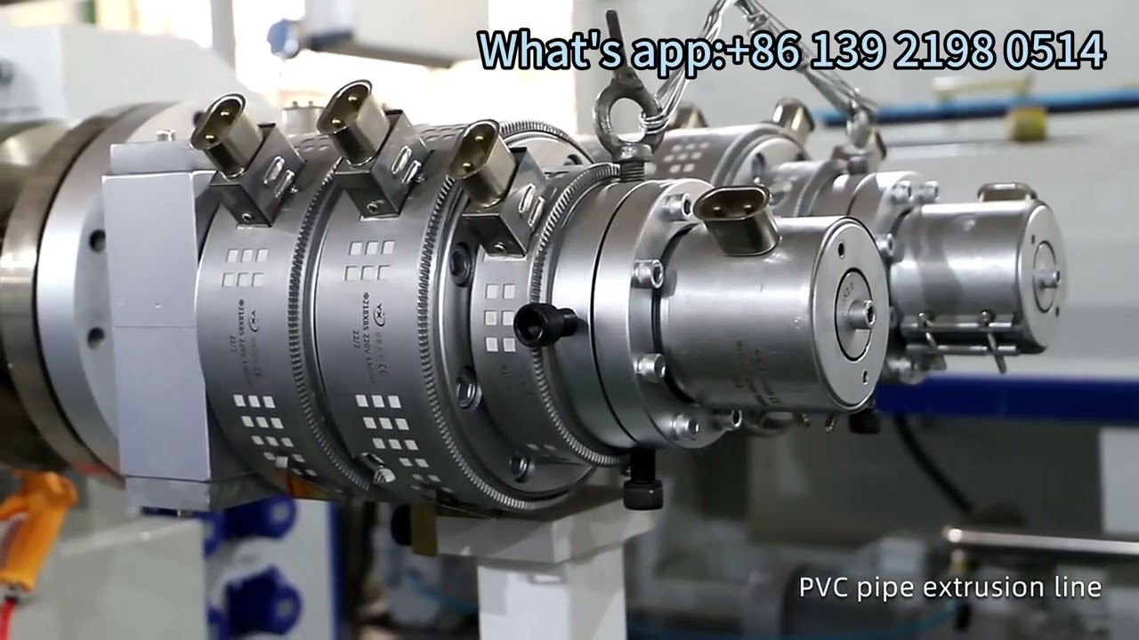 Pvc pipe extrusion line