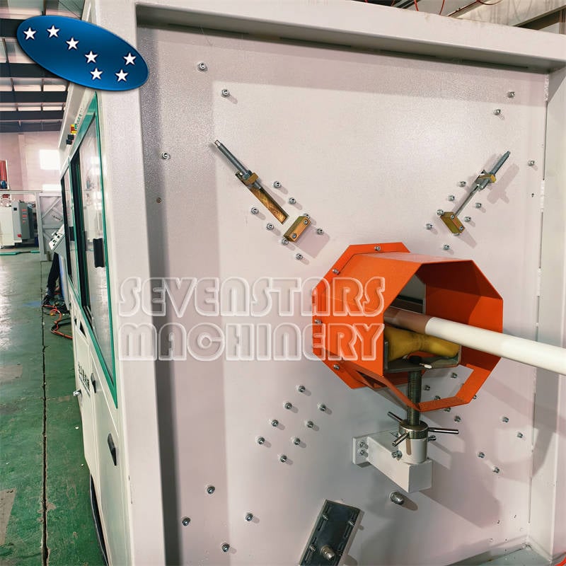 Automatic PVC Pipe Extrusion Line Conical Twin Screw Extruder with Vacuum Sizing Tank for UPVC Water Pipe Production\n
