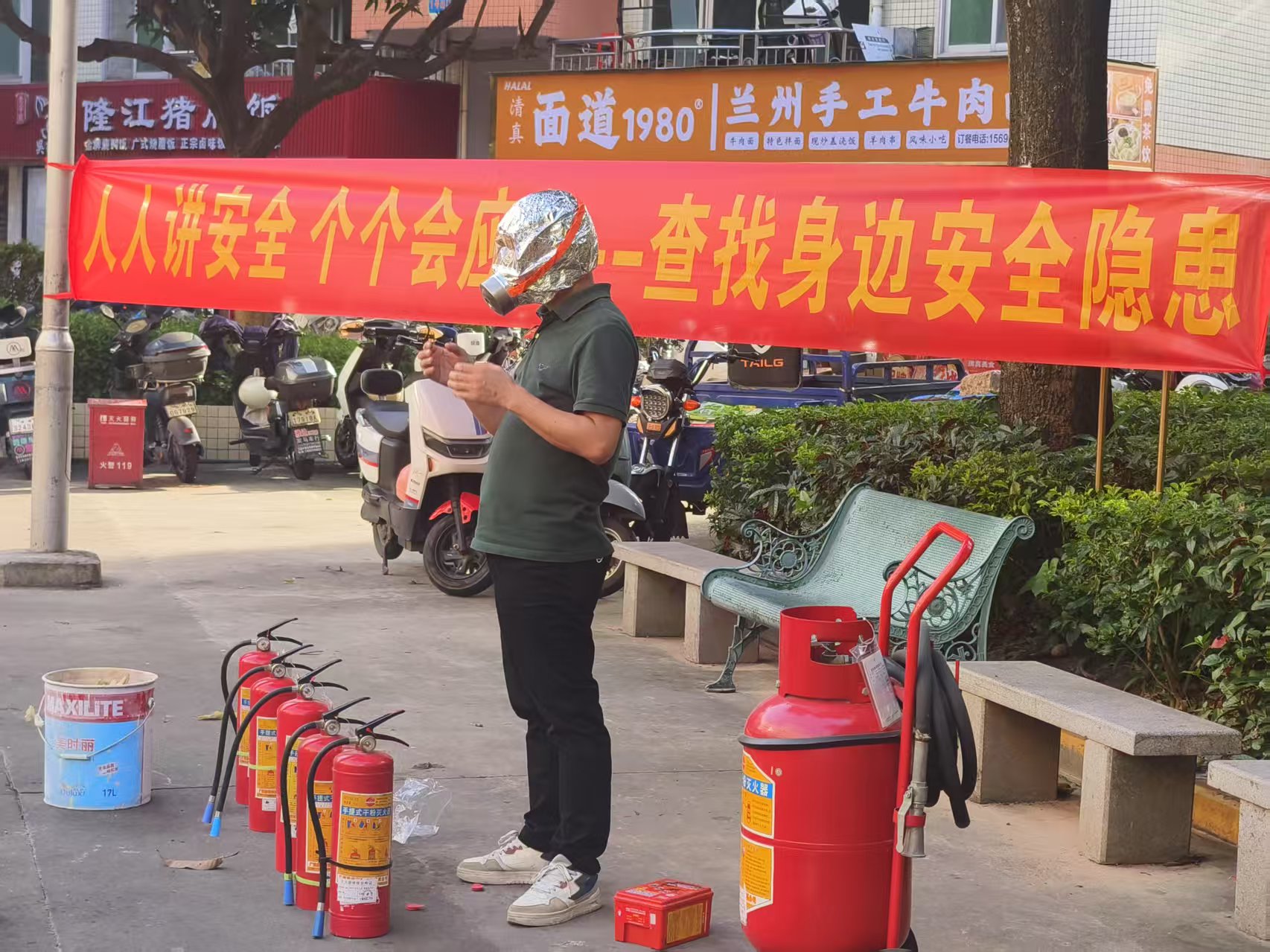 Shenzhen Xuezhiyou Technology Co., Ltd.:n järjestämä palotilanneharjoitus