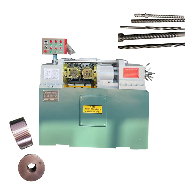Durable Hydraulic Thread Rolling Machine For Building Construction Projects CE Certified High Precision CNC Thread Rolling Machine For Metal Fasteners