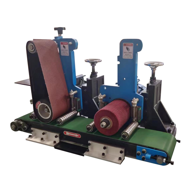 Factory Direct 4-Station Metal Deburring Machine For Stainless Steel Polishing & Edge Rounding CE Certified Automatic Metal Deburring Machine Flat Sheet & Tube Edge Finishing Equipment High Efficiency Metal Deburring & Polishing Machine 