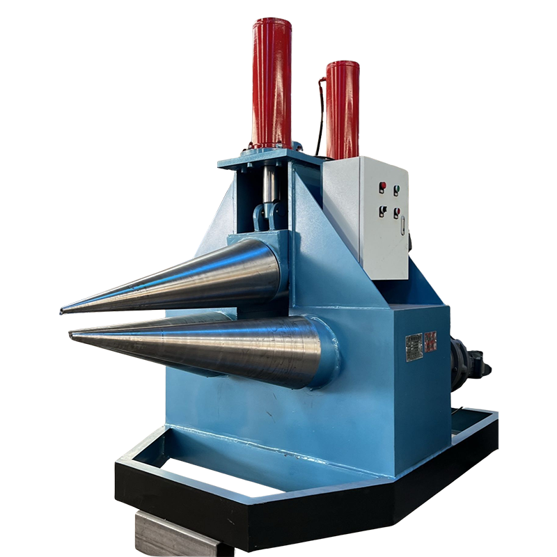 Hydraulic 3-Roller Plate Rolling Machine and 12mm Thick Steel Plate Conical Bending Machine for Ventilation Duct High Precision Hydraulic Plate Rolling Machine 3-Roller Steel Plate Bending Machine 