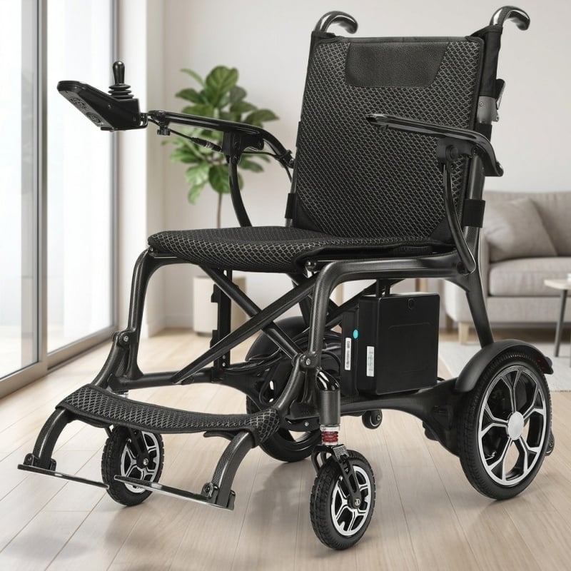 BC-EC8003-A Cadeira de rodas elétrica dobrável em fibra de carbono completa